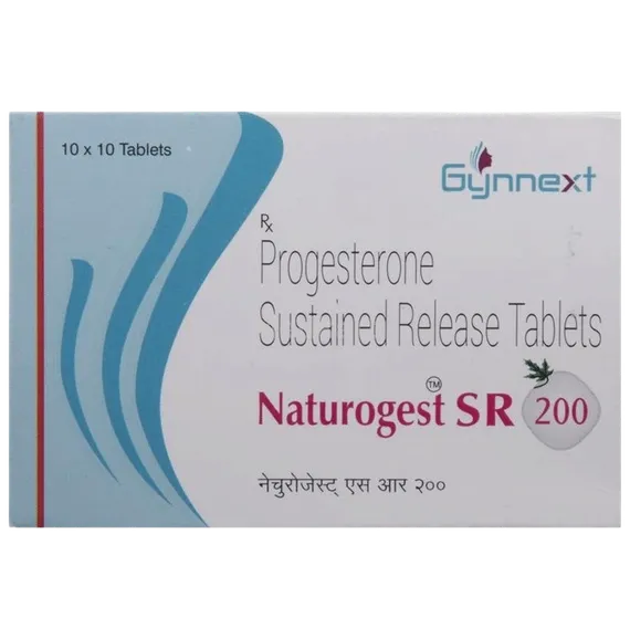 naturogest sr 200mg tablet 10's